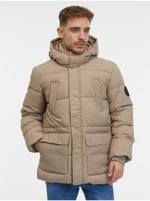 Beige Men's Quilted Jacket ONLY & SONS Arwin - Men