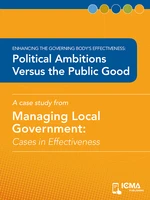 Political Ambitions versus the Public Good