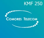 Comores Telecom 250 KMF Mobile Top-up KM