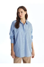 LC Waikiki Lw - Striped Oversize Poplin Women's Shirt