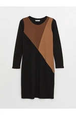 LC Waikiki Women's Color Block Long Sleeve Dress