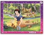 Puzzle 40 Sněhurka a zvířátka deskové