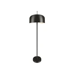 Čierna stojacia lampa Leitmotiv Capa, výška 150 cm