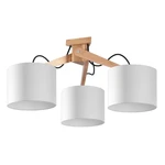 Biele stropné svietidlo Nice Lamps Donna, dĺžka 70 cm