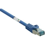 Síťový kabel RJ45 Basetech BT-2270671, CAT 6A, S/FTP, 1.00 m, modrá