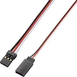 Servo prodlužovací kabel [1x JR zásuvka - 1x Futaba zástrčka] 100.00 cm 0.14 mm² plochý Reely