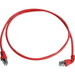 Síťový kabel RJ45 Telegärtner L00000A0196, CAT 6A, S/FTP, 1.00 m, červená