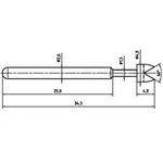 Zkušební hrot PTR 1040-G-1.5N-NI-4.0