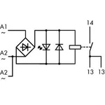 Reléový modul pro montáž do řady WAGO 789-520, 24 V/AC, 16 A, 1 spínací kontakt