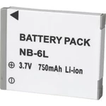 Náhradní baterie pro kamery Conrad Energy NB-6L, 3,7 V, 600 mAh