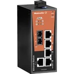 Průmyslový ethernetový switch Weidmüller, IE-SW-BL06T-1TX-4POE-1SC, 10 / 100 MBit/s, funkce PoE