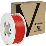 Vlákno pro 3D tiskárny Verbatim 55053, PETG plast, 1.75 mm, 1 kg, červená