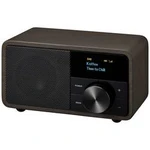 Stolní rádio Sangean Genuine Mini DDR-7, AUX, Bluetooth, tmavě hnědá