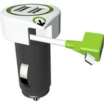 USB nabíječka Q2 Power 3.100120, nabíjecí proud 3100 mA, bílá, zelená, šedá