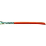 Ethernetový síťový kabel CAT 7 S/FTP Kash 70M096, 4 x 2 x 0.25 mm², oranžová, 50 m