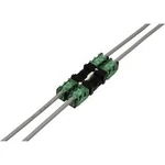 Kabelová rychlosvorka Vogt Verbindungstechnik pro kabel o rozměru 0.50-0.75 mm², pólů 1, 100 ks, černá, zelená