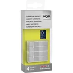 Sigel SuperDym C10 Extra-Strong Cube-Design, GL705 magnet, (š x v x h) 20 x 10 x 20 mm, krychle, stříbrná, 4 ks