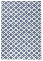 Kusový koberec Twin-Wendeteppiche 103128 blau creme-80x150