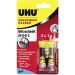 UHU blitzschnell MINIS gel sekundové lepidlo  45370 3 g