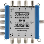 Schwaiger SEW58 531 rozdeľovač satelitného signálu Vstupy (viacnásobný spínač): 5 (4 SAT / 1 terestrický) Počet účastník