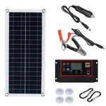 IPRee® 18V Solar Power System Waterproof Emergency USB Charging Solar Panel With 40A/50A/60A Charger Controller Kit Camp