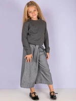 Basic children's sweatshirt in anthracite color