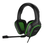 Gamer fejhallgató mikrofonnal iPega R006, Green