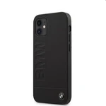 BMW Leather Hot Stamp Tok  iPhone 12 mini, Black