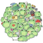 20/40pcs Cute Frog Stickers Small Self-Adhesive Decals for Photo Album,Journal, Scrapbook, Random Delivery&Not Repeated