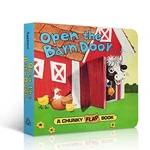 Open The Barn Door Find a Cow Board Book 0-3 ages English Children's Picture Book