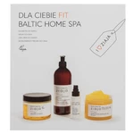 ZIAJA Baltic Home Spa Fit Set Denný krém 50 ml + Želé do kúpeľa 260 ml + Telový peeling 300 ml + Telové sérum 400 ml Darčekové balenie