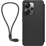 Flipové pouzdro Made for Xiaomi Book s poutkem proXiaomi Redmi Note 13 Pro+ 5G, černá