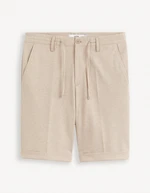 Beige men's shorts Celio Doevanbm