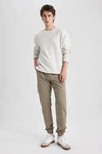 DEFACTO Slim Fit Gabardine Trousers