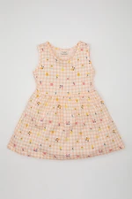 DEFACTO Baby Girl Printed Sleeveless Dress