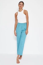 Trendyol Green 100% Cotton Knitted Pajama Bottoms