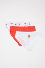 DEFACTO Girl's 3-Piece Slip Panties