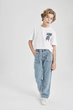 DEFACTO Boys' Wide Leg Wide Leg Jeans