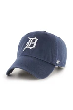 Bavlnená šiltovka 47 brand MLB Detroit Tigers tmavomodrá farba, s nášivkou, B-RGW09GWS-NYE