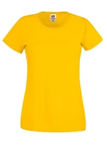 Yellow Women's T-shirt Lady fit Original Fruit of the Loom