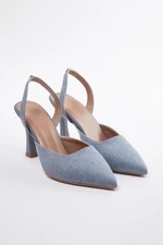 Trendyol Denim Pointed Toe Stiletto Heel Shoes