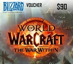 World of Warcraft: The War Within $90 NA Battle.net Gift Card