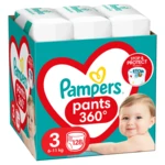 PAMPERS Active Baby Pants Kalhotkové plenky vel. 3, 6-11 kg, 128 ks