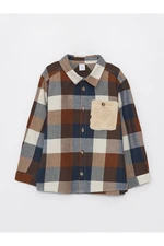 LC Waikiki Long Sleeve Plaid Baby Boy Shirt Jacket