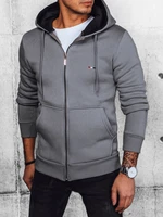 Men's Dark Grey Dstreet Zipper Sweatshirt