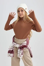 DEFACTO Girl Regular Fit Turtleneck Pullover