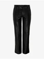 Black women's faux leather pants ONLY Penna - Women