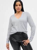 Women's grey brindle sweater GAP