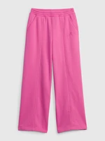 Dark Pink Girls' Wide Sweatpants GAP