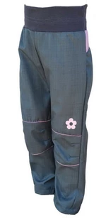 Summer softshell trousers - gray-pink